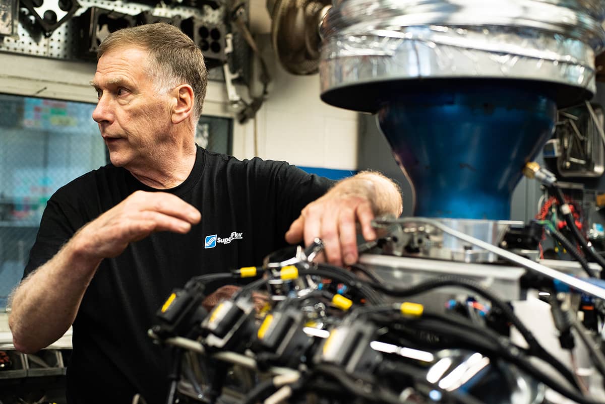 R&R Performance Tests 10,000th Engine on SuperFlow Dyno