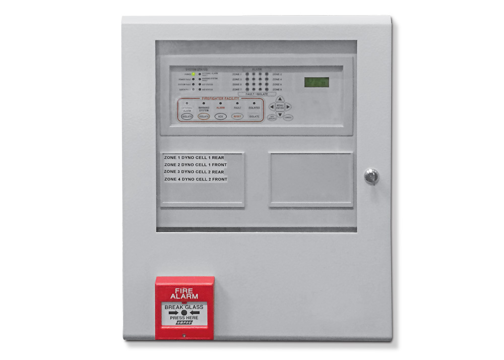 Supervisory Fire Panel with Flame Detectors